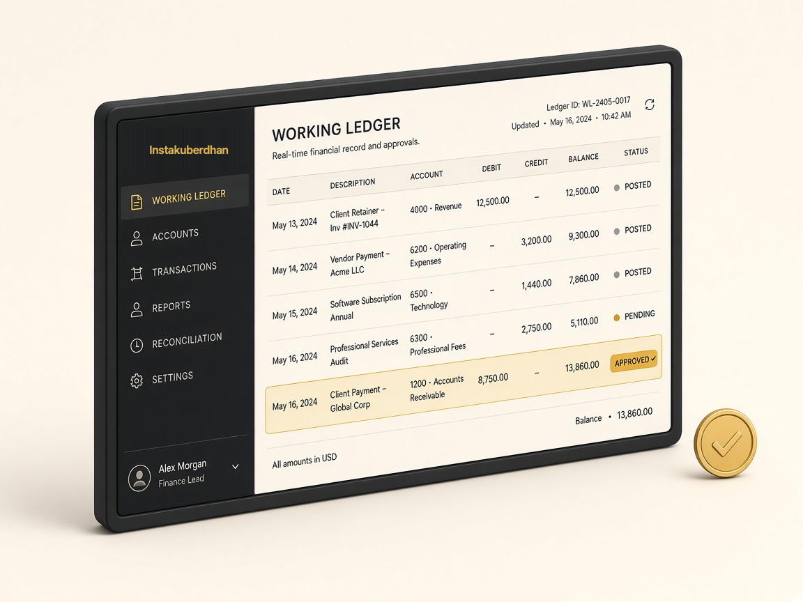 Instakuberdhan ledger preview
